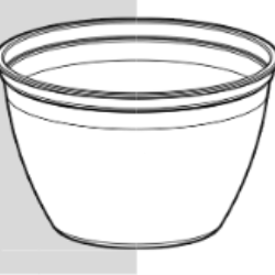 1 1/2 Pint Basin - A